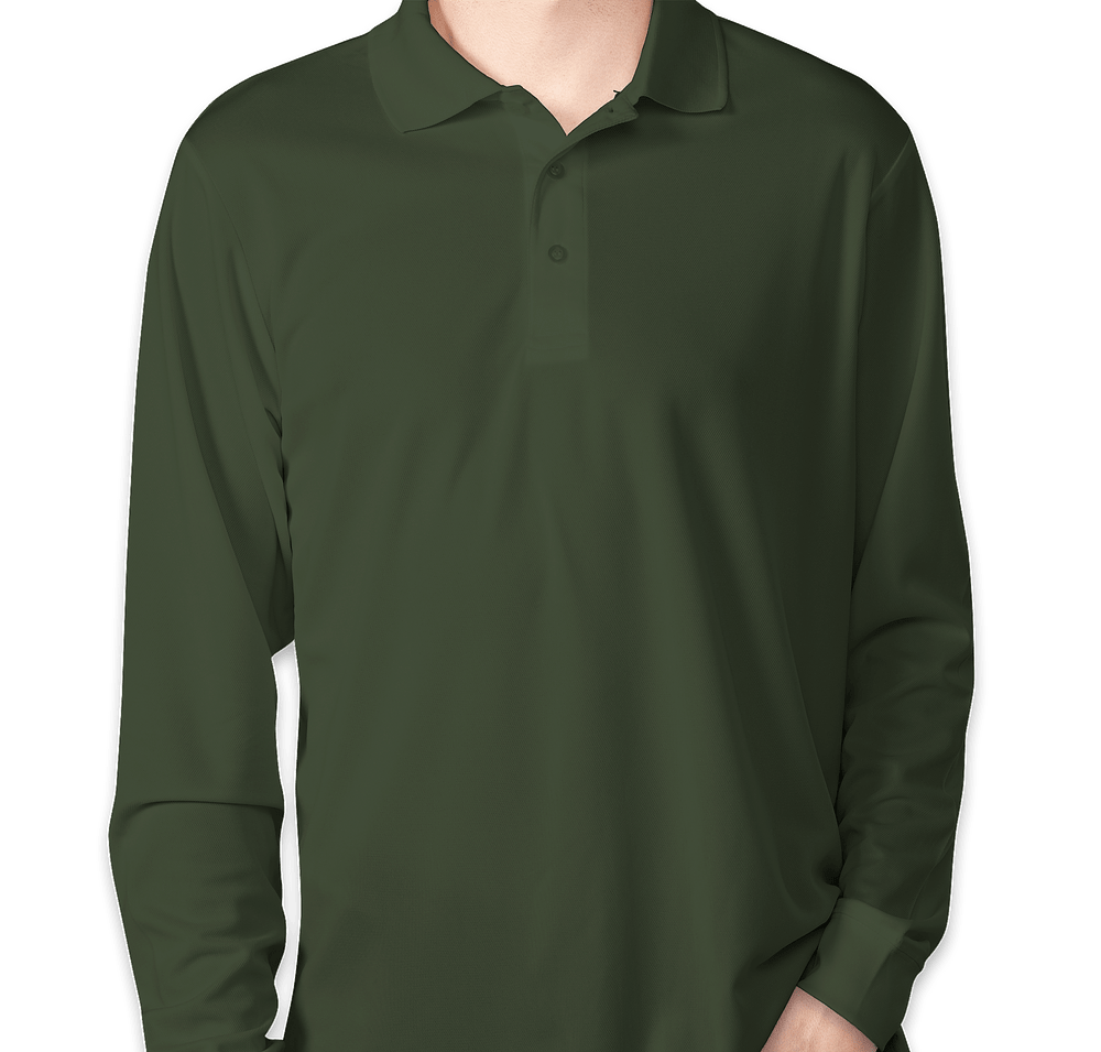 Core 365 Long Sleeve Performance Pique Polo - Embroidered-default