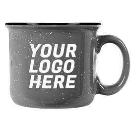 14 oz. Ceramic Camper Mug - Color: Grey