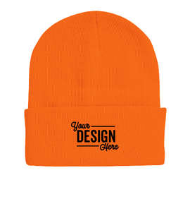Sportsman Solid Cuff Beanie - Color: Blaze Orange