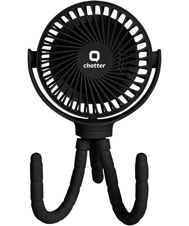 Portable Rechargeable Fan with Flexible Tripod