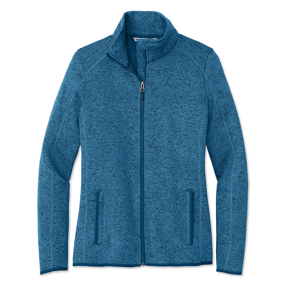 Port Authority Women's Midweight Sweater Fleece Jacket