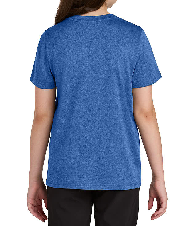 Port & Company Youth Heather Recycled Blend Performance Shirt