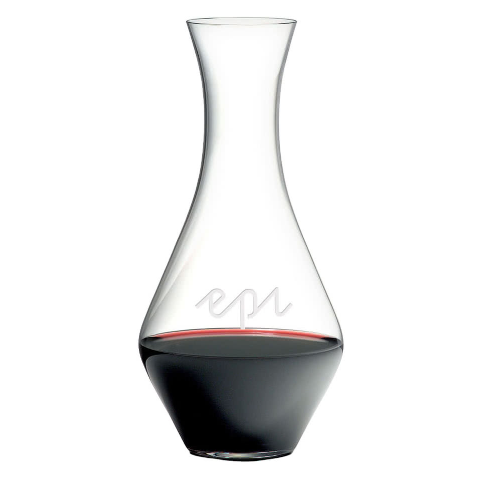 Laser Engraved RIEDEL 34.25 oz. Merlot Decanter