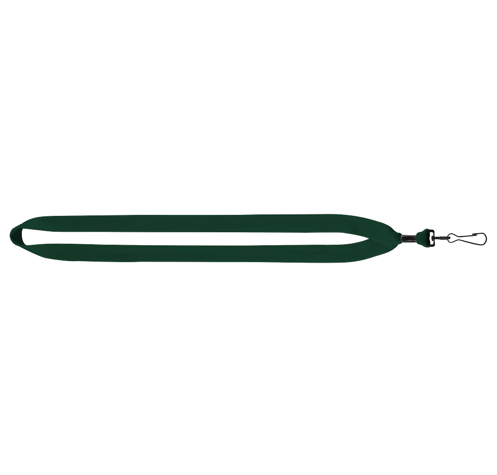 3/4" Cotton Lanyard with Metal Crimp and Swivel Snap Hook-default