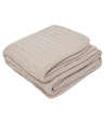 Kanata Cable Knit Lambswool Blanket - Laser Engraved