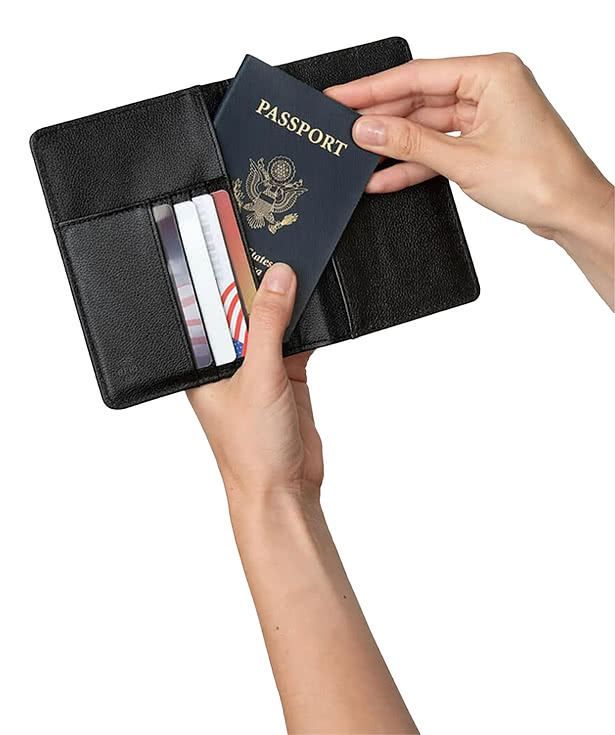 Full Color Brookstone RFID Passport Wallet