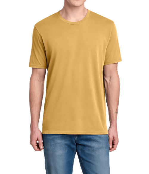 Allmade Mineral Dye Organic Cotton T-shirt in Golden Wheat
