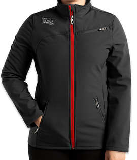 Spyder Women's Transport Soft Shell Jacket - Color: Black / Red
