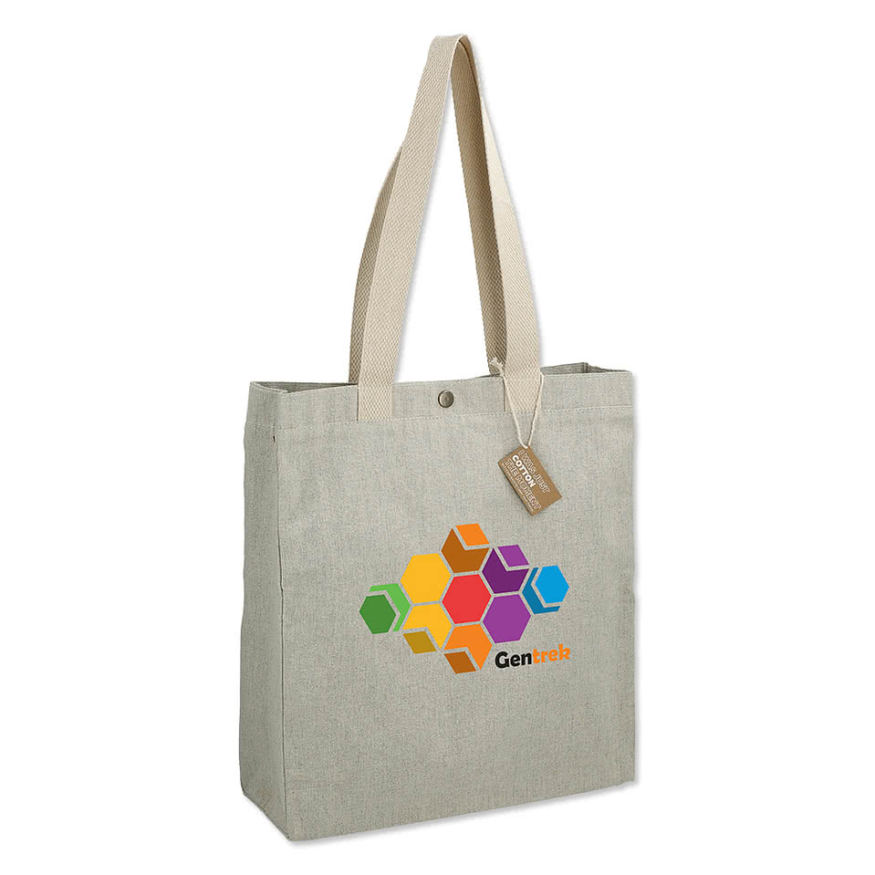 Repose Medium Recycled Cotton Snap Tote Bag