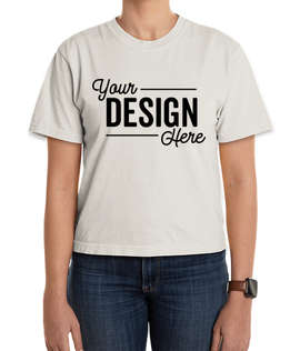 Comfort Colors Women's Crewneck Boxy T-shirt - Color: Ivory