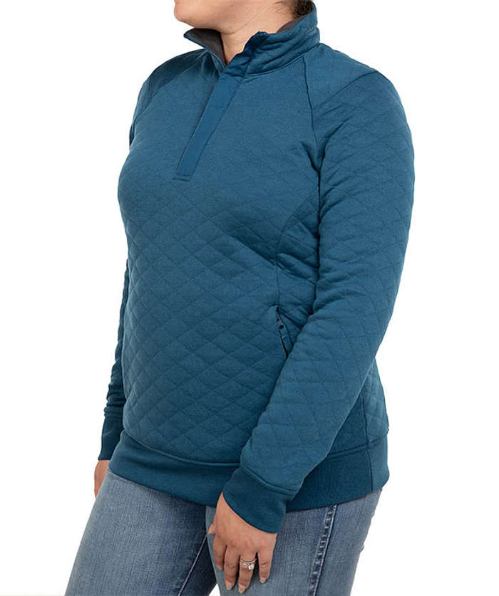 Stormtech Women's Montebello Quilted Thermal Quarter Zip Sweatshirt