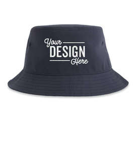 Atlantis Headwear Geo Recycled Bucket Hat - Color: Navy