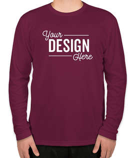 Sport-Tek Tall Competitor Long Sleeve Performance Shirt - Color: Maroon