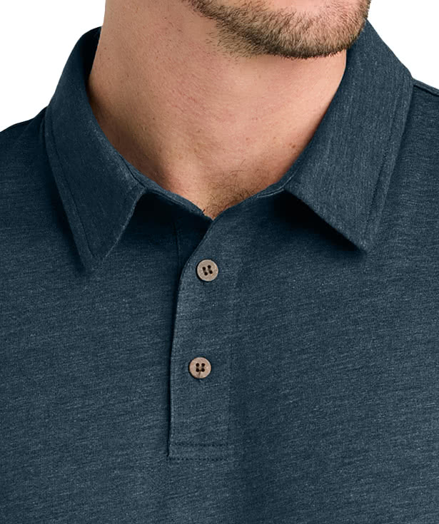 Tentree TreeBlend Astir Tri-Blend Polo