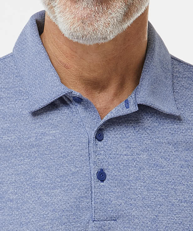 Adidas Space Dyed Recycled Performance Polo - Embroidered