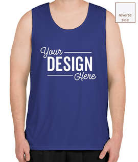 Augusta Reversible Performance Tank - Color: Royal / White