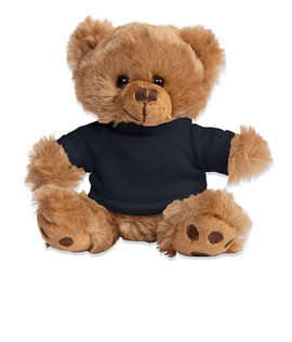 6" Big Paw Brown Bear - Color: Navy