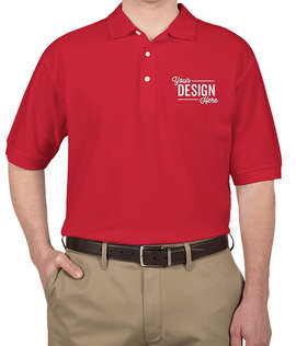 Devon & Jones Pima Pique Polo - Color: Red