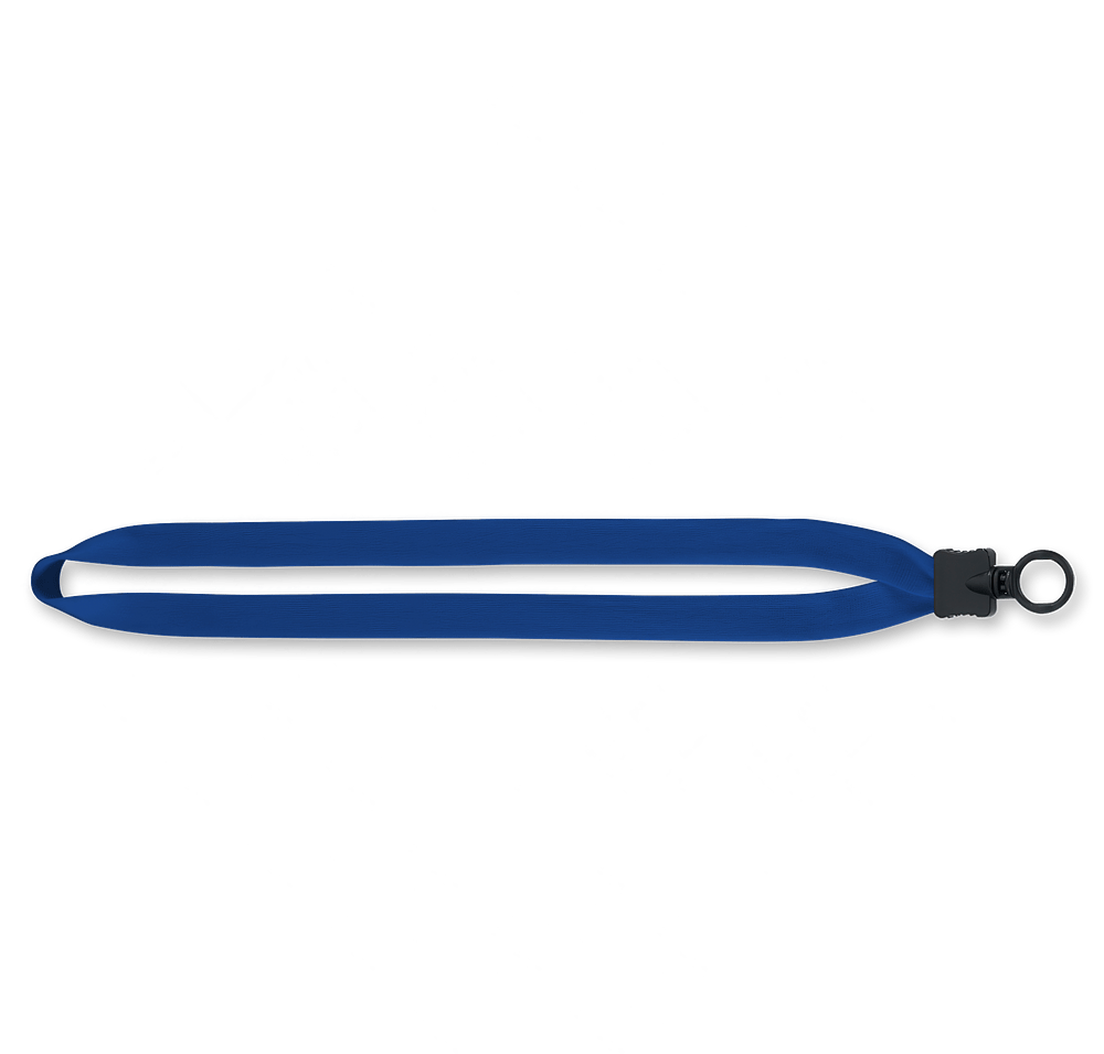3/4" Cotton Lanyard with Plastic O-Ring and Clamshell-default
