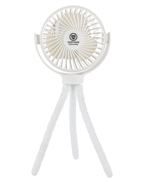Twisty Rechargeable Portable Fan with Bendable Tripod Feet