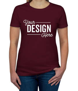 Next Level Women's Slim Fit Jersey T-shirt - Color: Maroon
