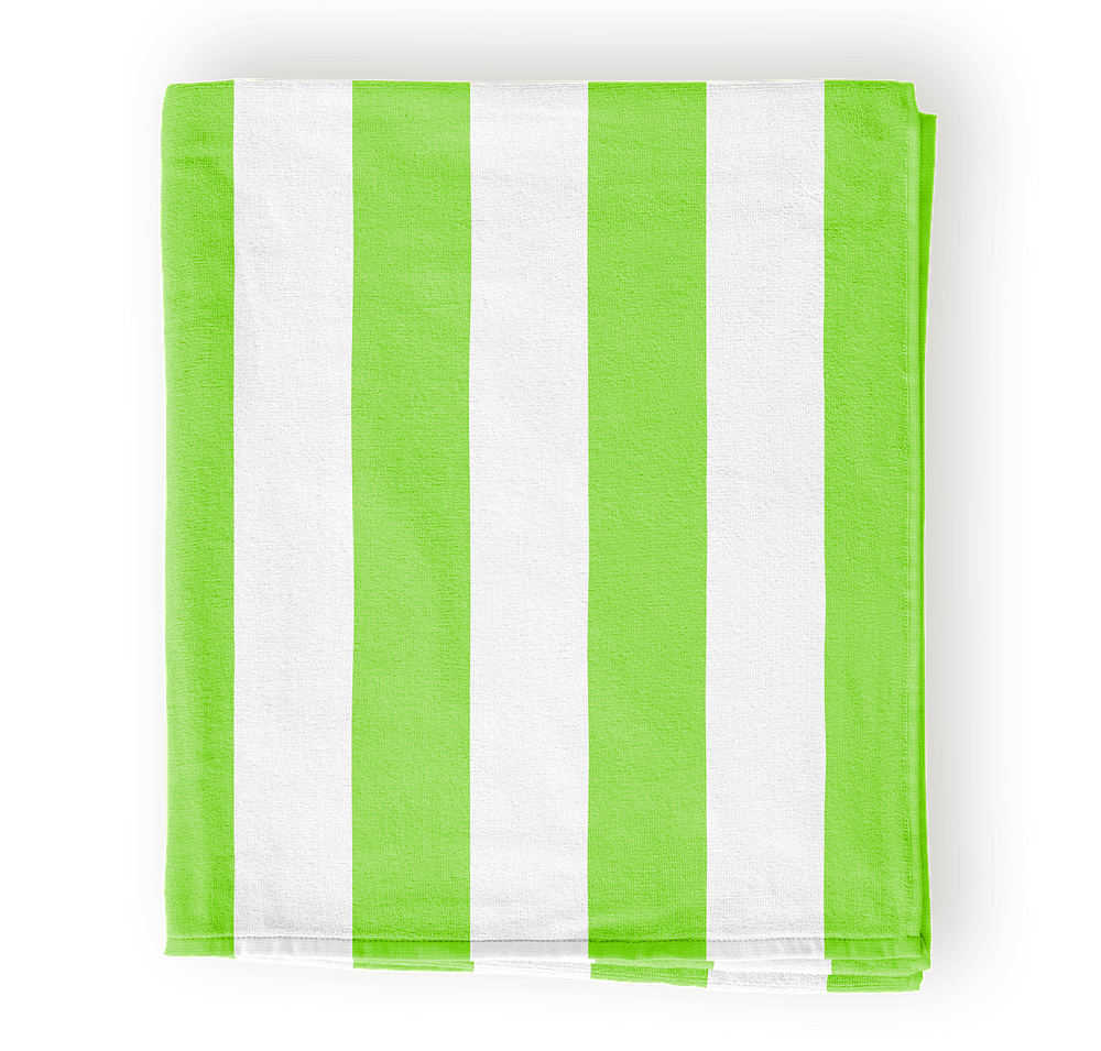 Port Authority Lightweight Embroidered Cabana Stripe Beach Towel-default