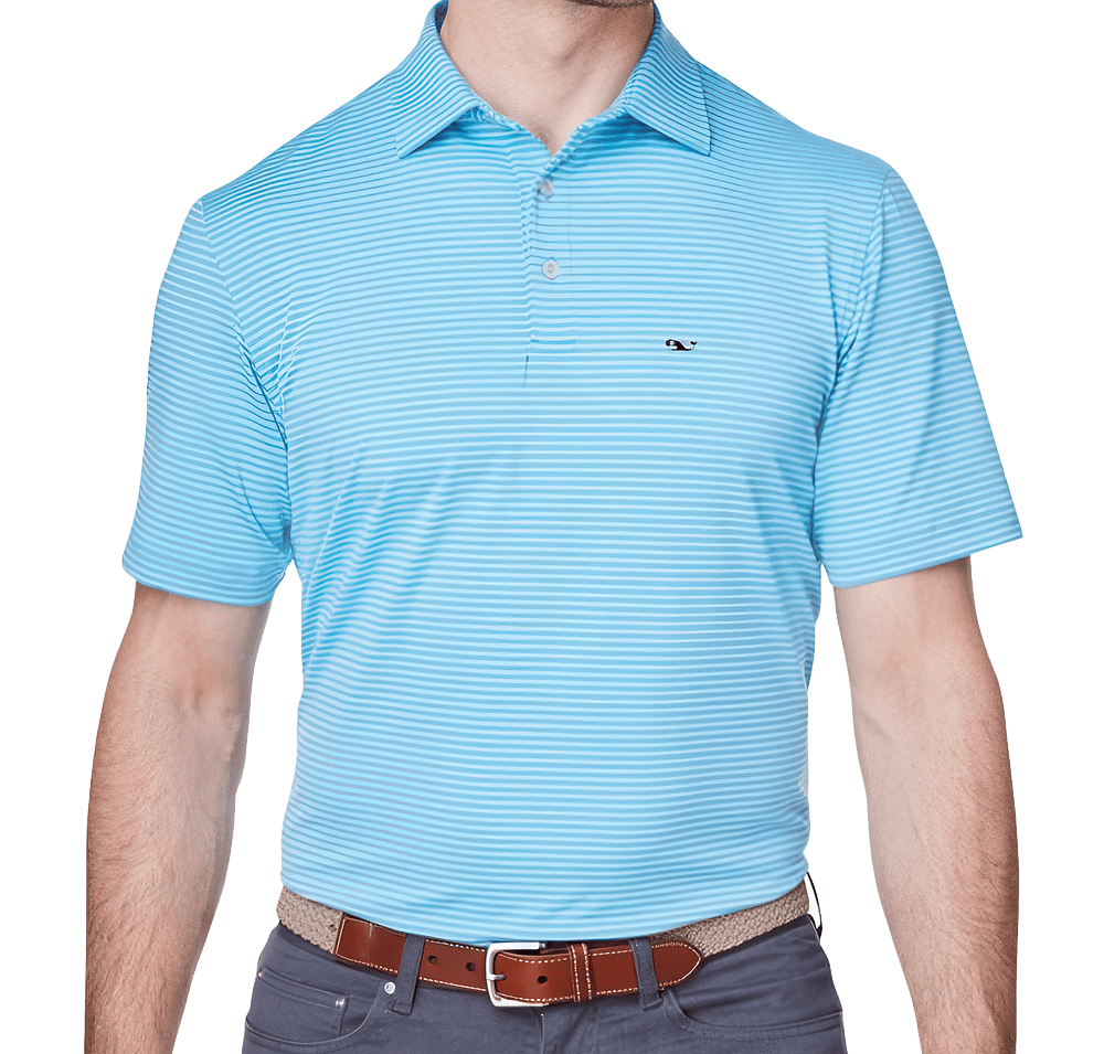 Vineyard Vines Sankaty Bradley Stripe UPF 50+ Performance Polo-default