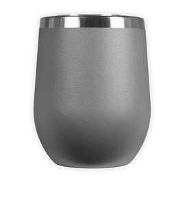 Laser Engraved 12 oz. Insulated Tumbler Gift Set - Color: Gray