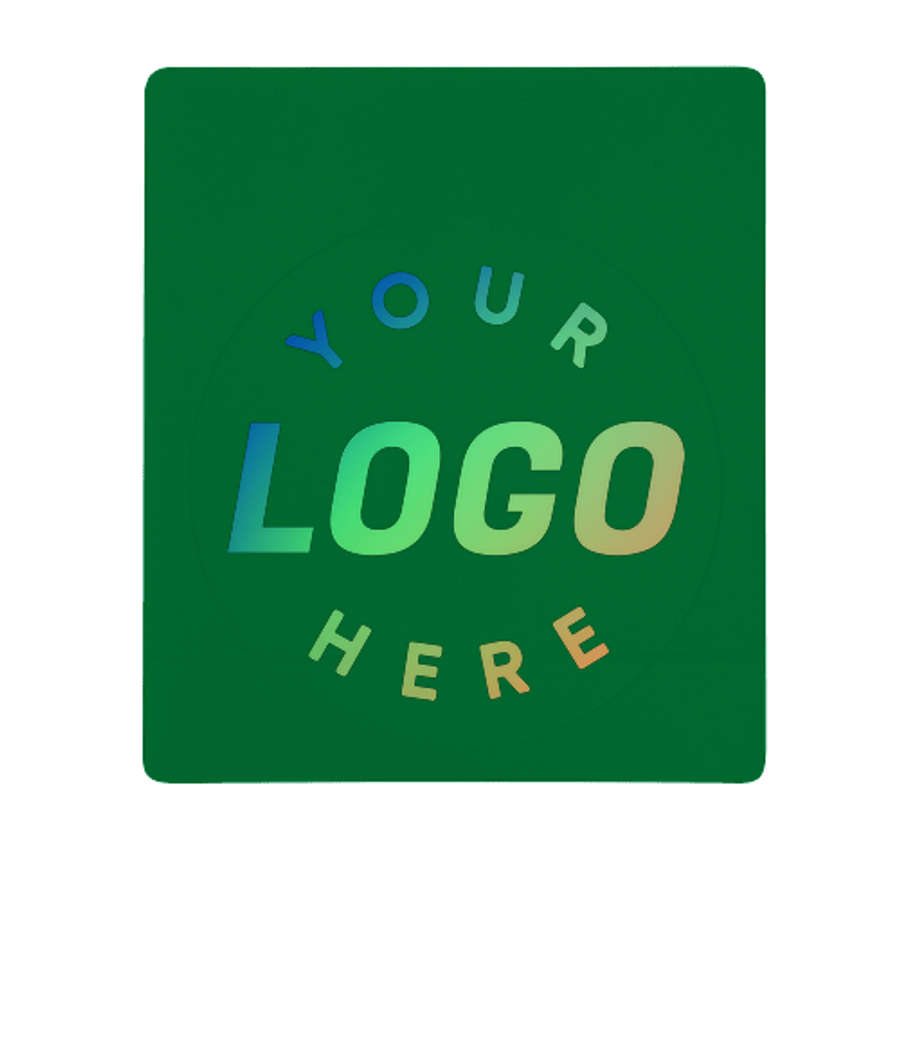 Full Color 3 in. No Residue Round Tech Decal in Kelly Green
