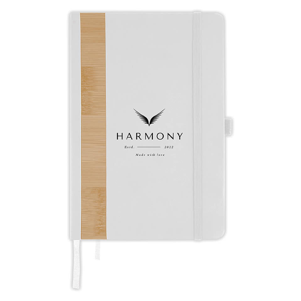 Recycled Bamboo Accent Hard Cover Journal