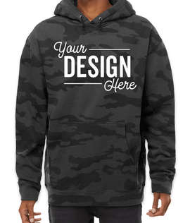 Independent Trading Heavyweight Pullover Hoodie - Color: Black Camo