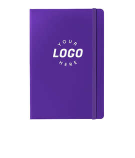 JournalBooks ® Debossed Ambassador Hard Cover Notebook - Color: Purple