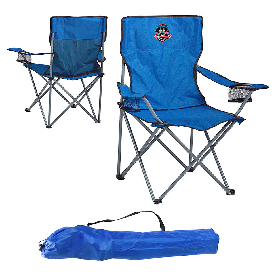 Full Color Gallery Folding Chair with Carrying Bag