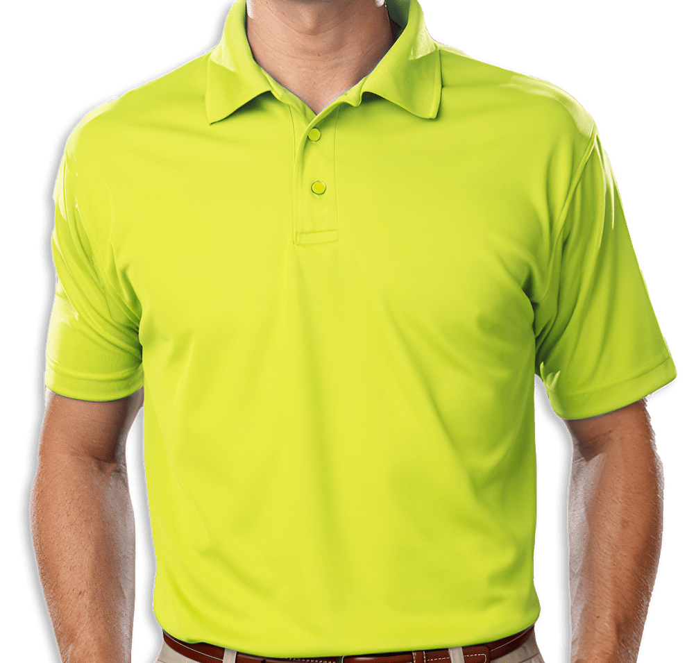 Blue Generation BLU-X-DRI Hi-Visibility Performance Pique Polo - Printed-default