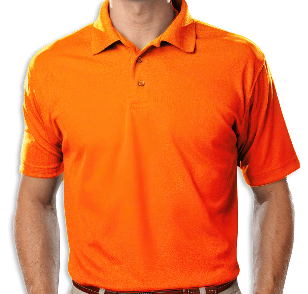 Blue Generation BLU-X-DRI Hi-Visibility Performance Pique Polo - Printed-default