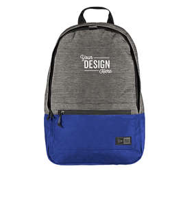 New Era Legacy Backpack - Color: Grey Twill Heather/ Royal
