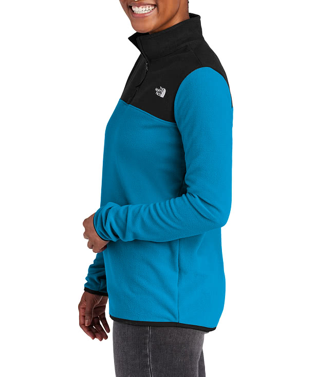 The North Face Women's Glacier Recycled Quarter Zip Fleece Pullover - Printed