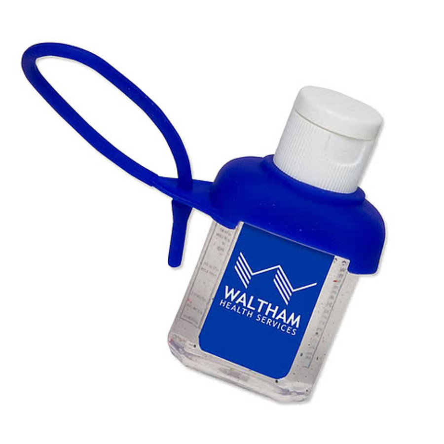Full Color Caddy Strap 1 oz. Hand Sanitizer in Black