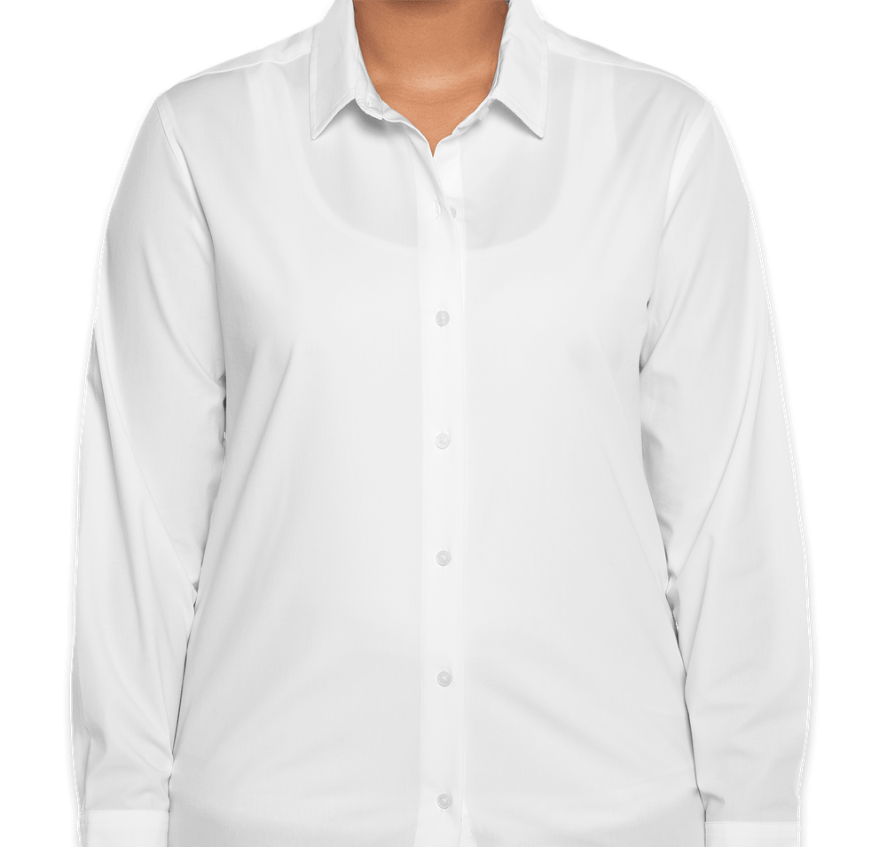 Mercer+Mettle Women's Stretch Woven Long Sleeve Shirt-default