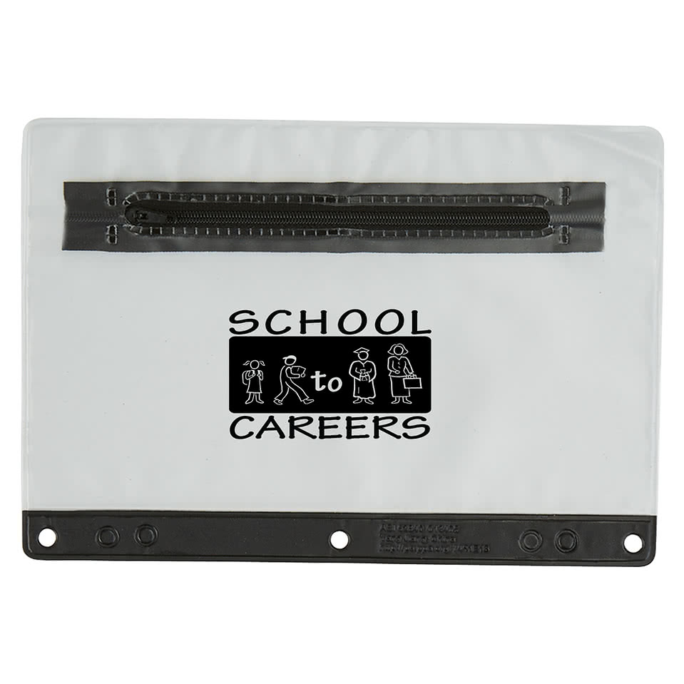 Clear Zippered Pencil Case