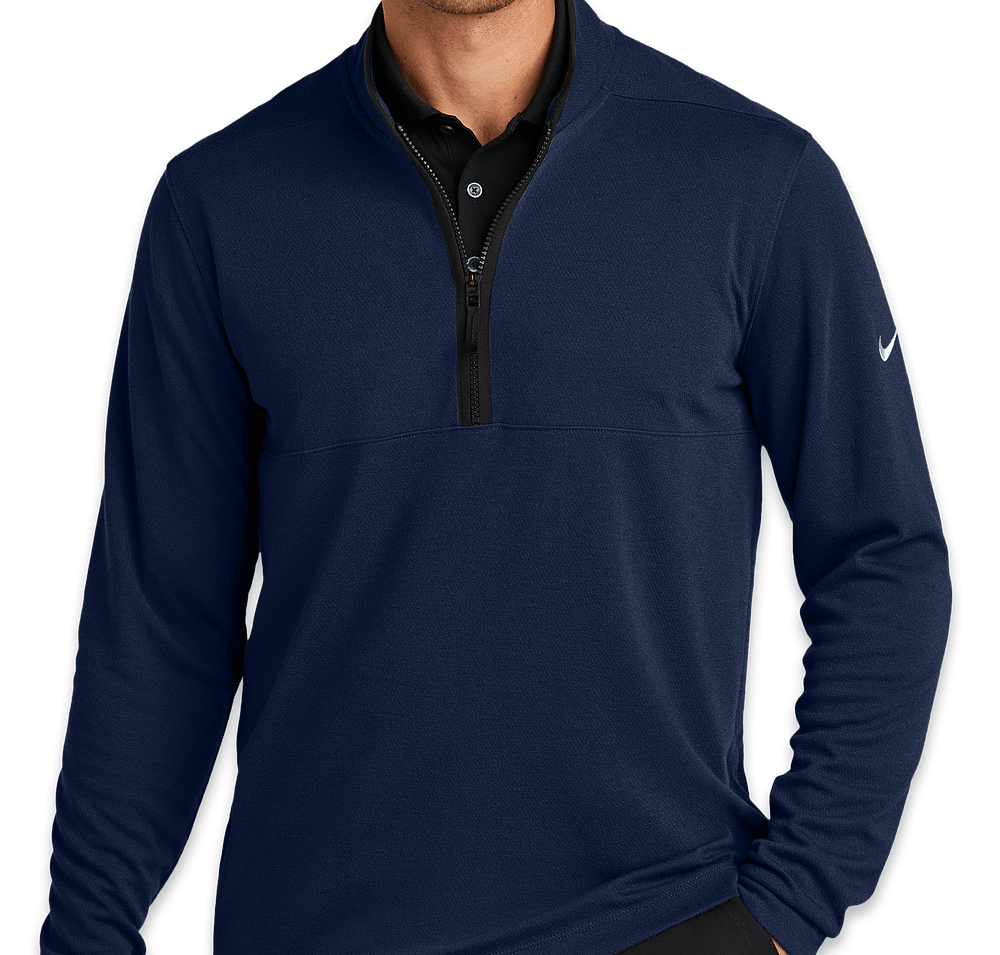Nike Textured Lightweight Quarter Zip Sweatshirt-default