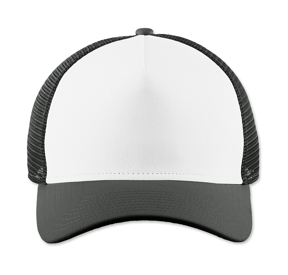 New Era A-Frame Five-Panel Snapback Trucker Hat - Embroidered-default