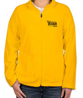 Team 365 Women's Full Zip Microfleece Jacket - Color: Sport Athletic Gold