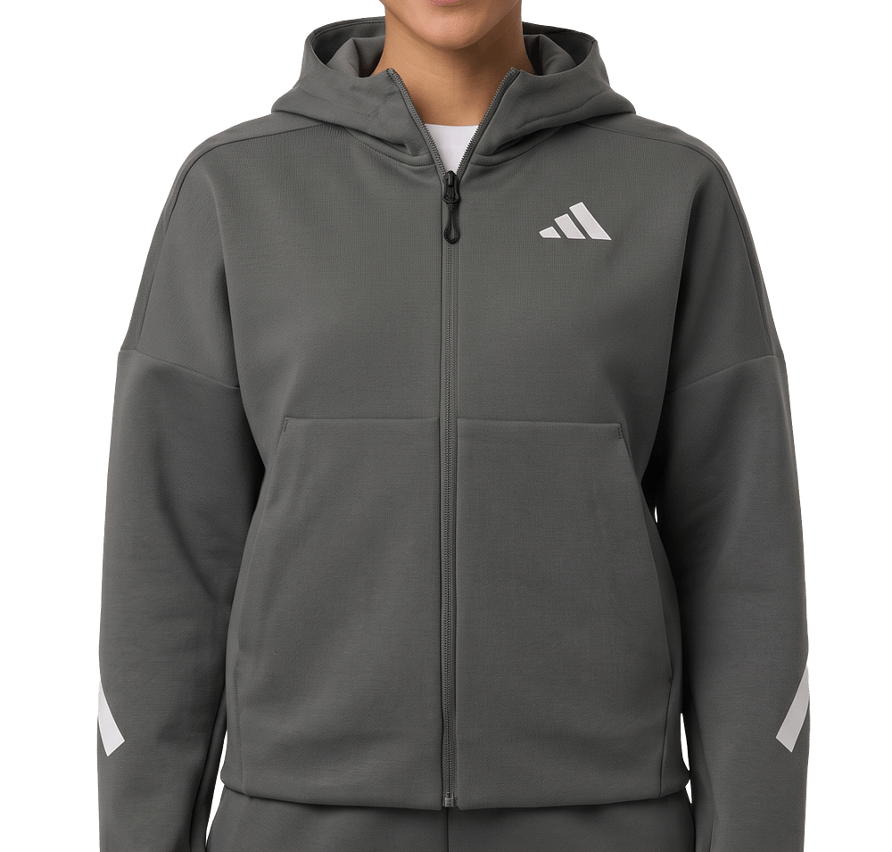 Adidas Women's Z.N.E Recycled Zip Hoodie-default