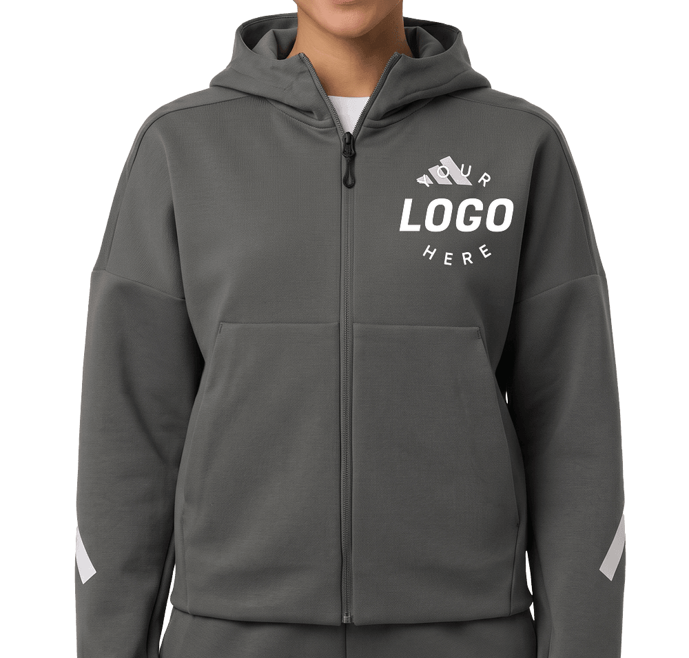 Adidas Women's Z.N.E Recycled Zip Hoodie | Custom Apparel - CustomInk