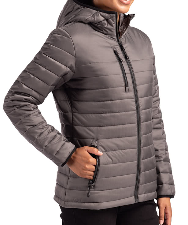 Clique by Cutter & Buck Women's Valhalla Recycled Full Zip Puffer Jacket