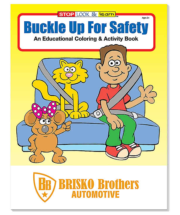 Coloring Book: Buckle Up for Safety