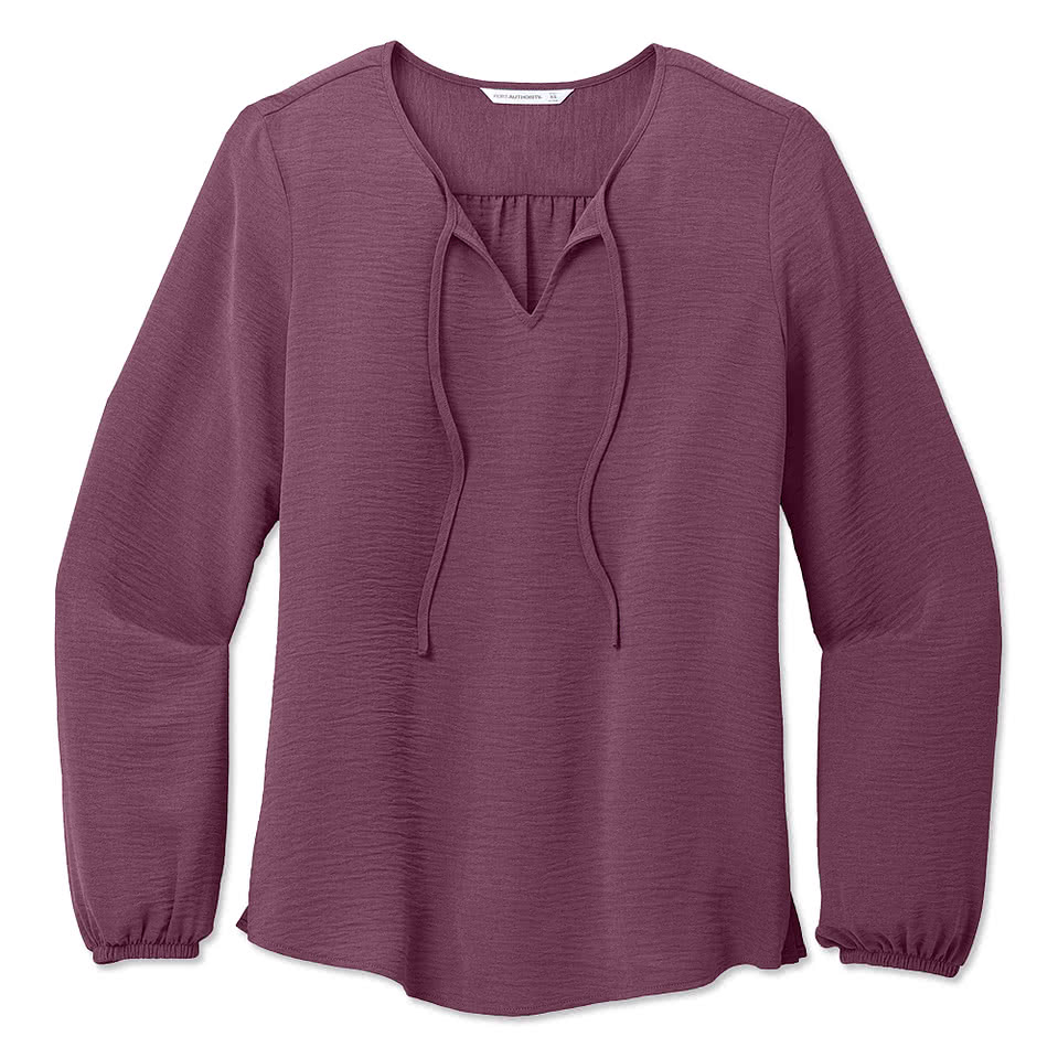 Port Authority Women's Textured Crepe Blouse