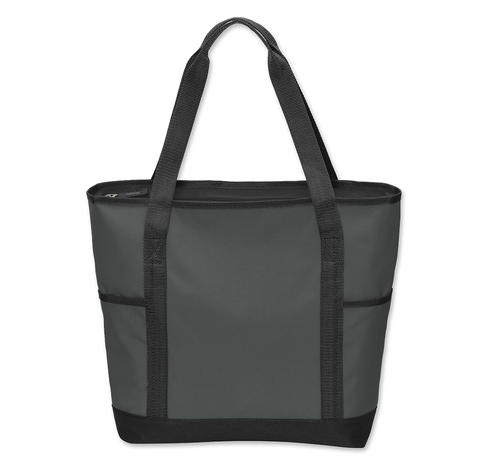 Port Authority On-The-Go Medium Poly Canvas Tote Bag-default