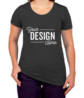 Canada - Bella + Canvas Women's Slim Fit Tri-Blend T-shirt - Color: Charcoal Black Tri-Blend